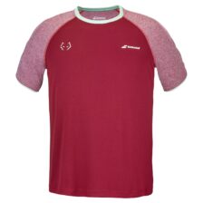 Babolat Crew Neck Tee Juan Lebron Red Dahlia