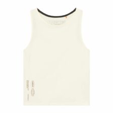 Cuera Oncourt Cropped Tank Top Women Off White