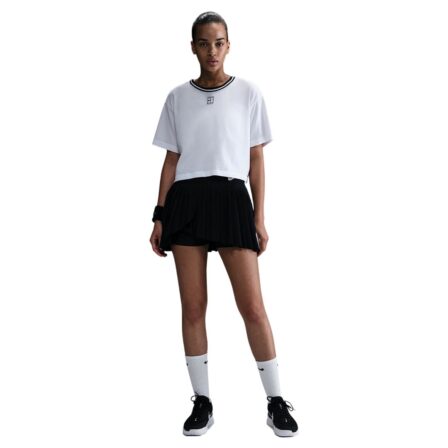 Nike Heritage Women Dri-FIT Short-Sleeve Cropped T-Shirt White